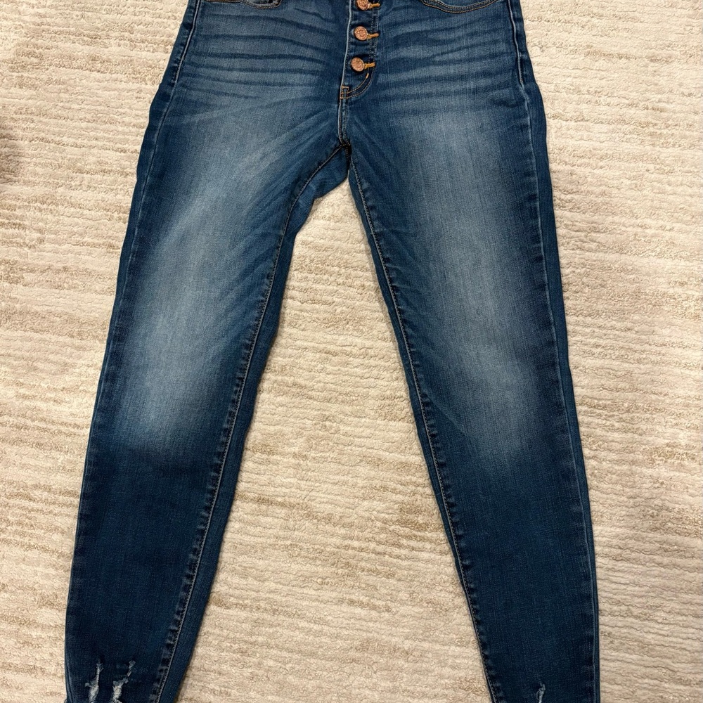 KanCan Dark Blue High Rise Jeans